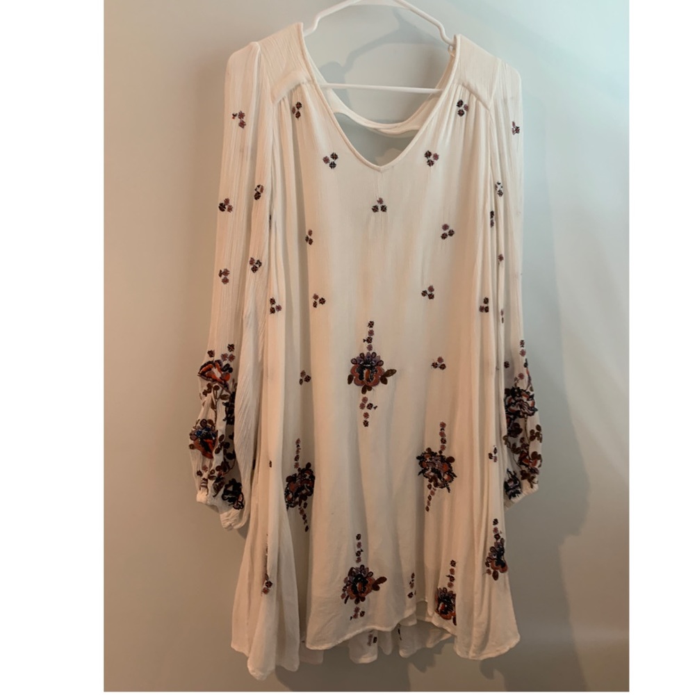 Floral, long sleeve dress